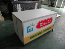 supermarket plastic counter