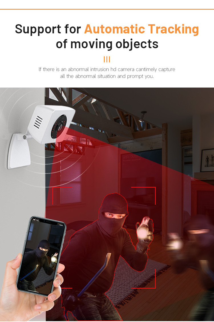 Wifi Night Vision Network Home Security Camera