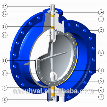 Double Flanged Long Type Butterfly Valve