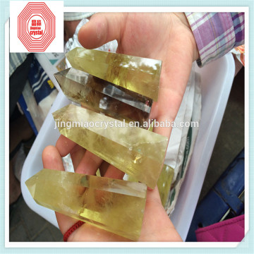 wholesale crystal citrine wand point polishing wand/Natural Rock Citrine Points