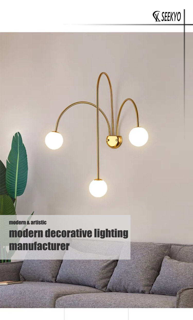 The 3 head curved opal glass wall lamp is a stunning and elegant lighting fixture that will add a touch of sophistication to any room. The 3 head curved opal glass wall lamp is a stunning and elegant lighting fixture that will add a touch of sophistication to any room.