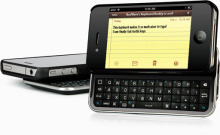 FirstSing FS09229 for Apple iPhone 4 Sliding Bluetooth Keyboard case