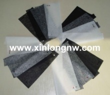 herringboned nonwoven interlining, fusible interlining, garment interlining