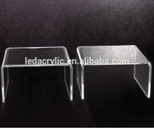 Clear Acrylic Riser Stand Shelf window counter display Jewelry Gifts Showcase