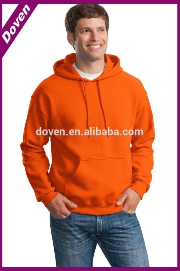 Mens custom cotton fleece hoodie