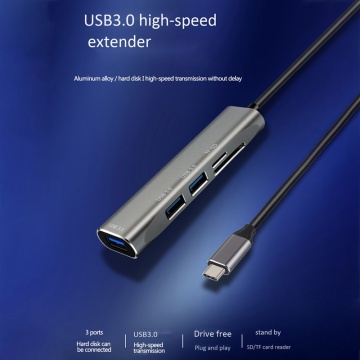 HUB USB 3.0 5 IN 1 con lettore