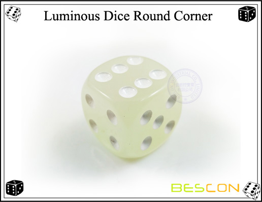 Luminous Dice Round Corner2