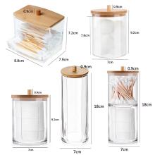 JUMEIJIA Cotton Swab and Cosmetics Storage Box