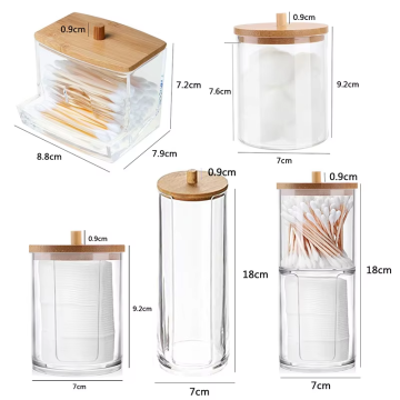 JUMEIJIA Cotton Swab and Cosmetics Storage Box