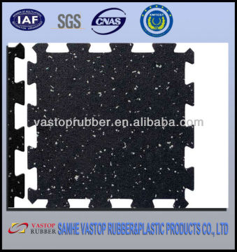 Colored EPDM rubber tiles