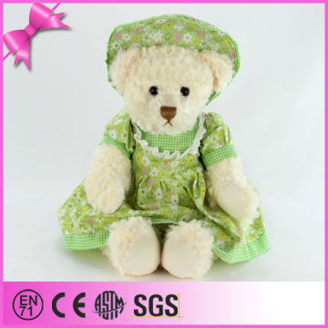 2014 Most Popular Promotional Teddy bear plush stuffy gummy bear get dressed toy