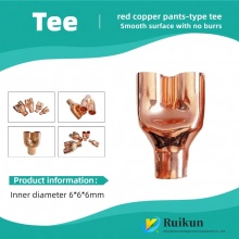 Copper Y-Tees for AC Refrigeration Systems