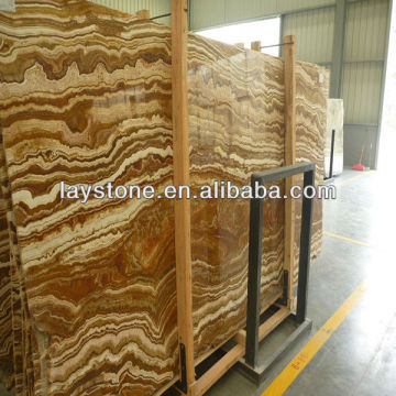 Yellow wood marble slabs