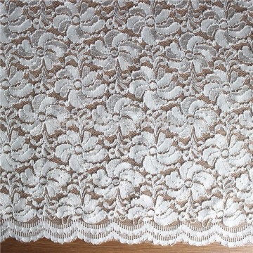 Top quality special green yarn lace fabric crochet lace for fashion dress