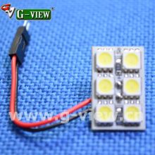 LED Car Doom Light 6SMD 5050 Auto LED Lamp