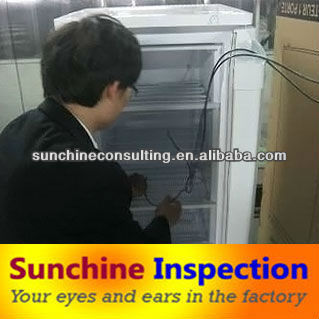 Home appliances Quality Inspection Services in China / Freezer Final Random Inspection