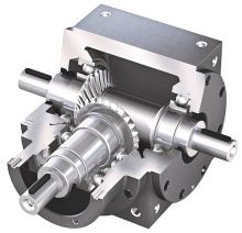  Cheap Right Angle Transmission Bevel Gearboxes With Hollow Shaft