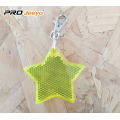 Led Light Reflective Star Hanger Keychain For Child