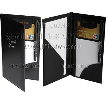 Fashion cheap free sample cheque holder check presenter bill folder check holder                        
                                                Quality Choice