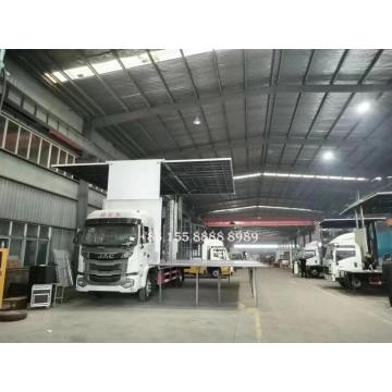 Truk panggung seluler pameran ganda Jac 6x2