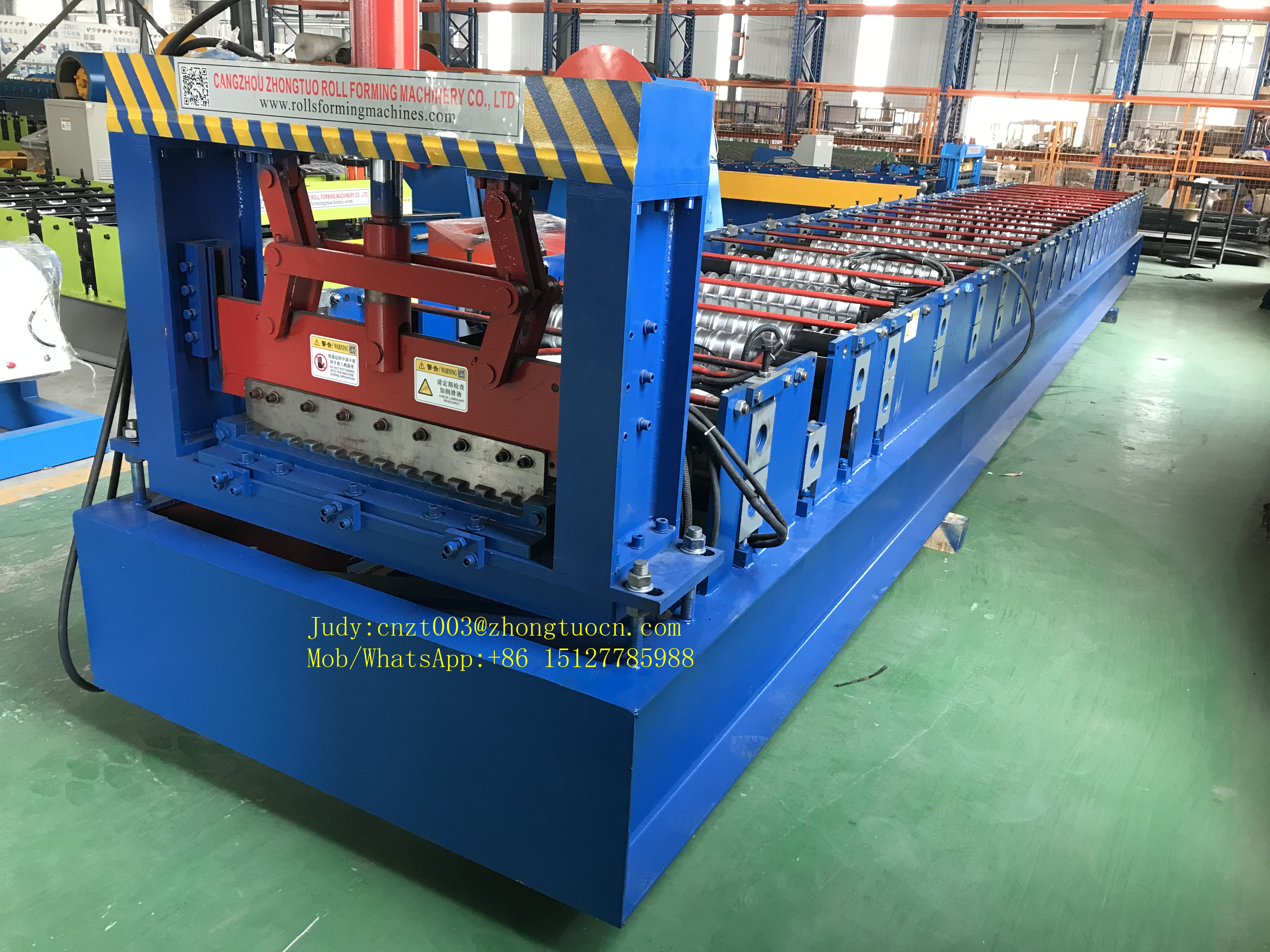 Steel deck roll forming machine for villa house