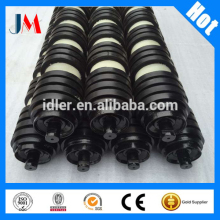 Rubber disc return idler roller for coal handling belt conveyors JMS519