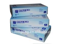 disposable 4 mil powder free branded nitrile gloves