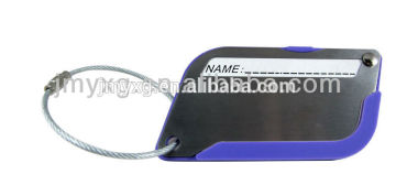 Leaf shape luggage tag