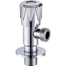 Chrome Plated Zinc Angle Valve with Brass Forge