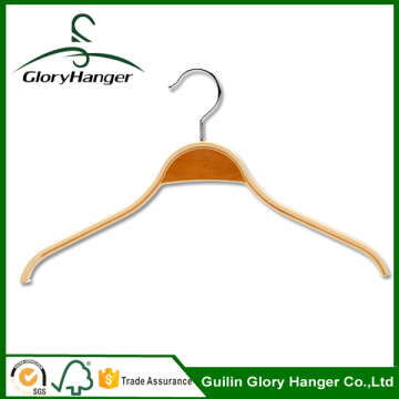 High Quality Laminated Wooden Hanger For Coat Display