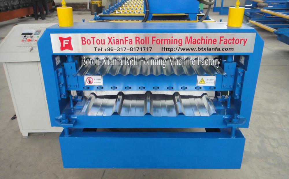 Colored Roof Sheet Tile Rolls Forming Machine