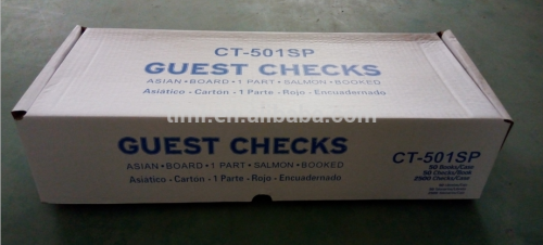 1part board paper guest check CT-501SP