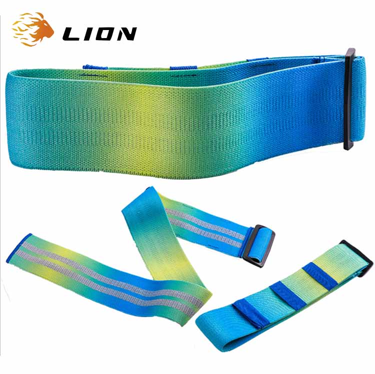 Adjustable Customised Fabric Printed Hip Resistance Bands