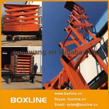 Electric scissors working platform