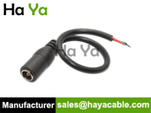 DC Coaxial Jack with Wire