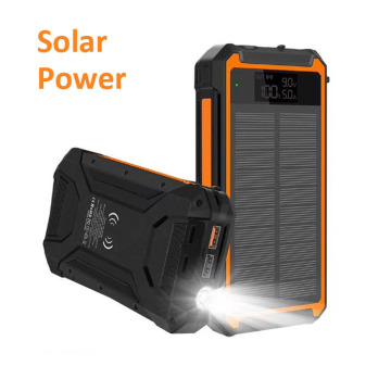 El mejor cargador de teléfono con energía solar del banco de energía solar