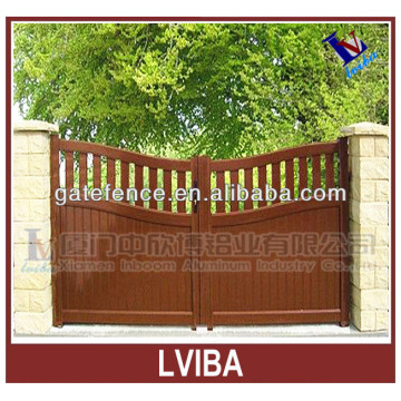 Modern aluminium electrically operated door