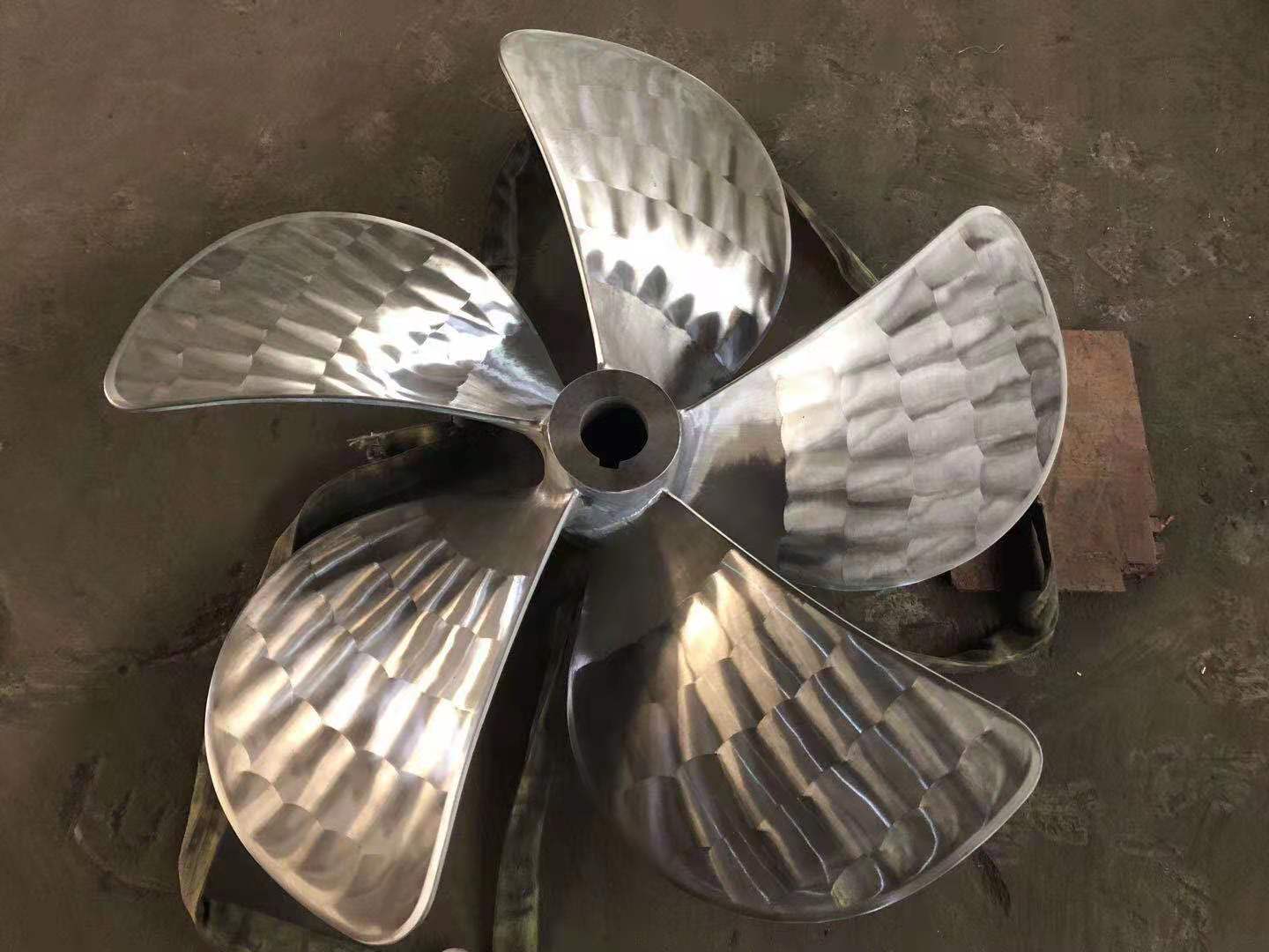 Solas boat 5 blades stainless steel fix pitch propeller marine vessel ship propeller