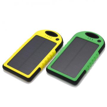 Waterproof keychain mobile solar charger 5000mAh