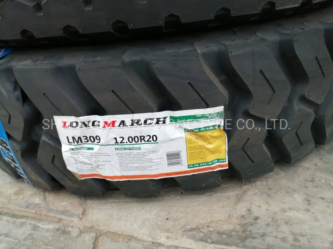 Ming Truck Tyre, Industrial Pattern, Roadlux Longmarch Lm309, 11.00r20, 12.00r20