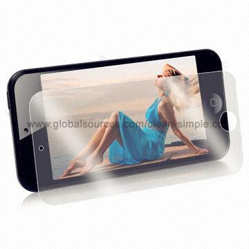 Screen Protective Film, Clear PET Material, Free Sample and Best Price, OEM Orders Accepted