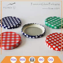 Metal Cap with Color and Logo Printing