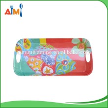 melamine plastic tableware serving long tray