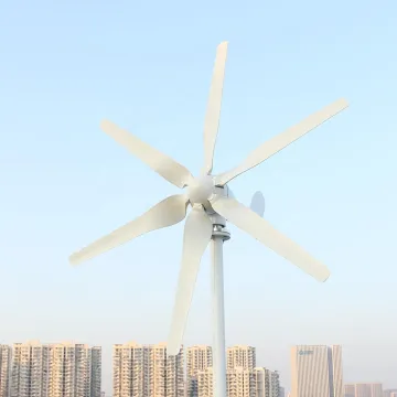 800w 12v24v Horizontal Wind Turbine Generator Six Blades