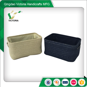 customized paper woven cloth laundry basket liner