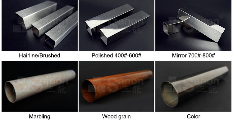 High Quality SB500 Polishing 201 304 304L 316L 316 Stainless Steel Pipe Price List