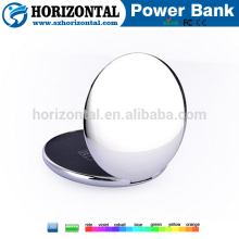 Led compact mirror power bank ,compact power bank 5000mah 7000mah