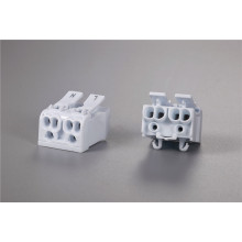 2 Poles Multipolar Wire Connector With Fixing-snaps