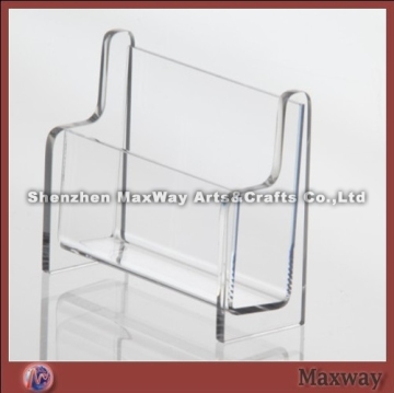 Clear desk acrylic visit card holder