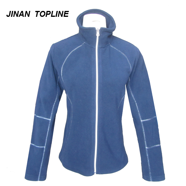 Women's Polar Fleece Jacket With Zipper Breathable